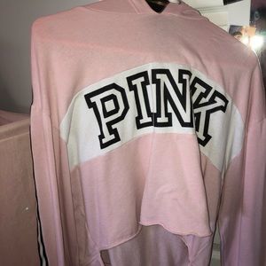 Pink hoodie shirt
